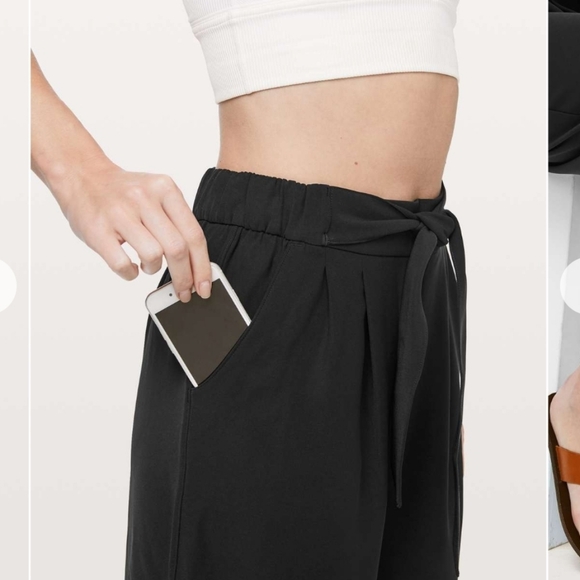 Lululemon Noir Pant Sz 4 Black - Picture 2 of 12